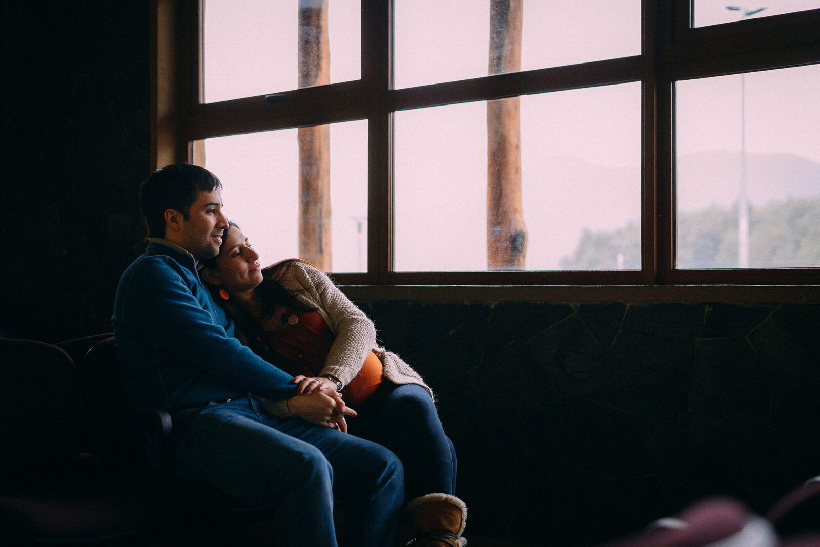 Mery y Julio — Sesión familiar en Panguipulli