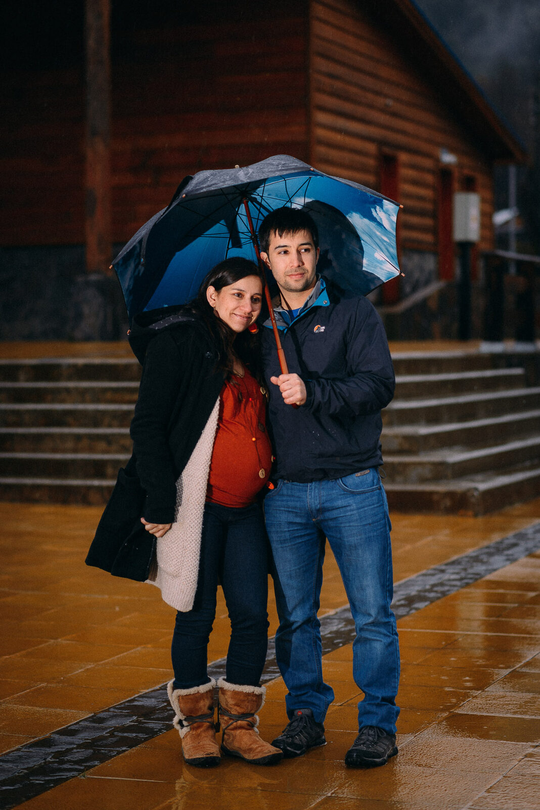Mery y Julio — Sesión familiar en Panguipulli