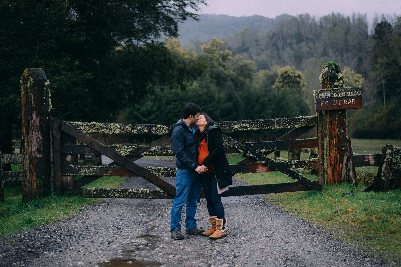 Mery y Julio — Sesión familiar en Panguipulli